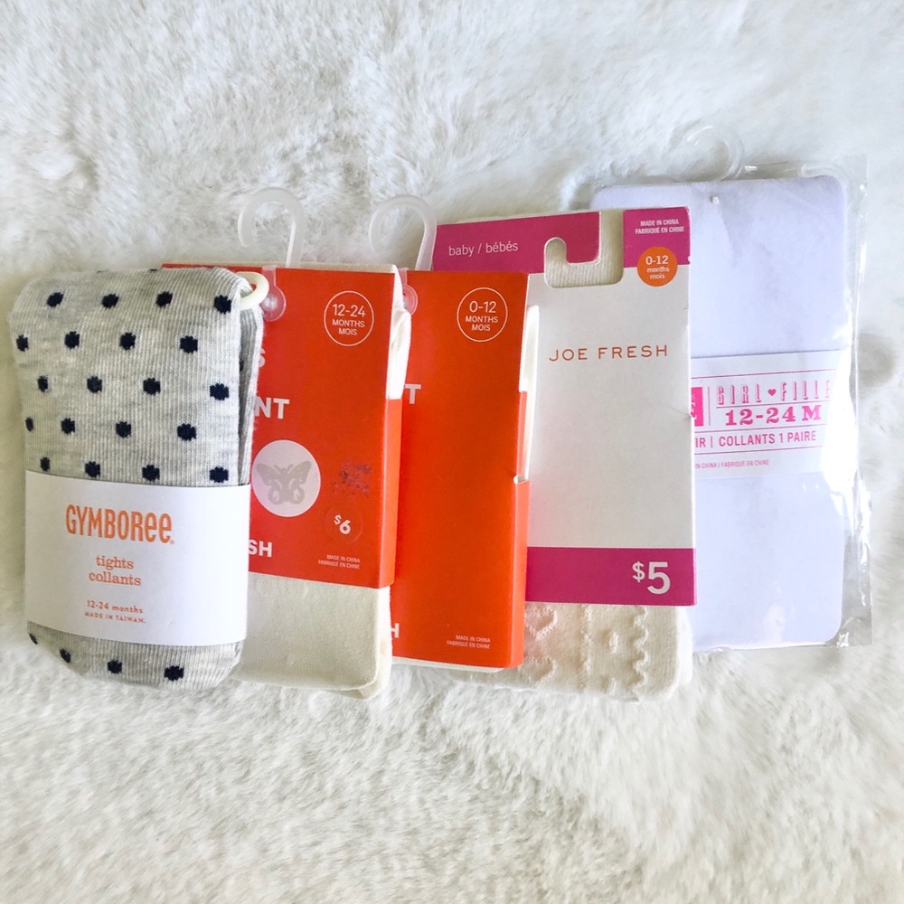 Girls tights bundle - assorted sizes